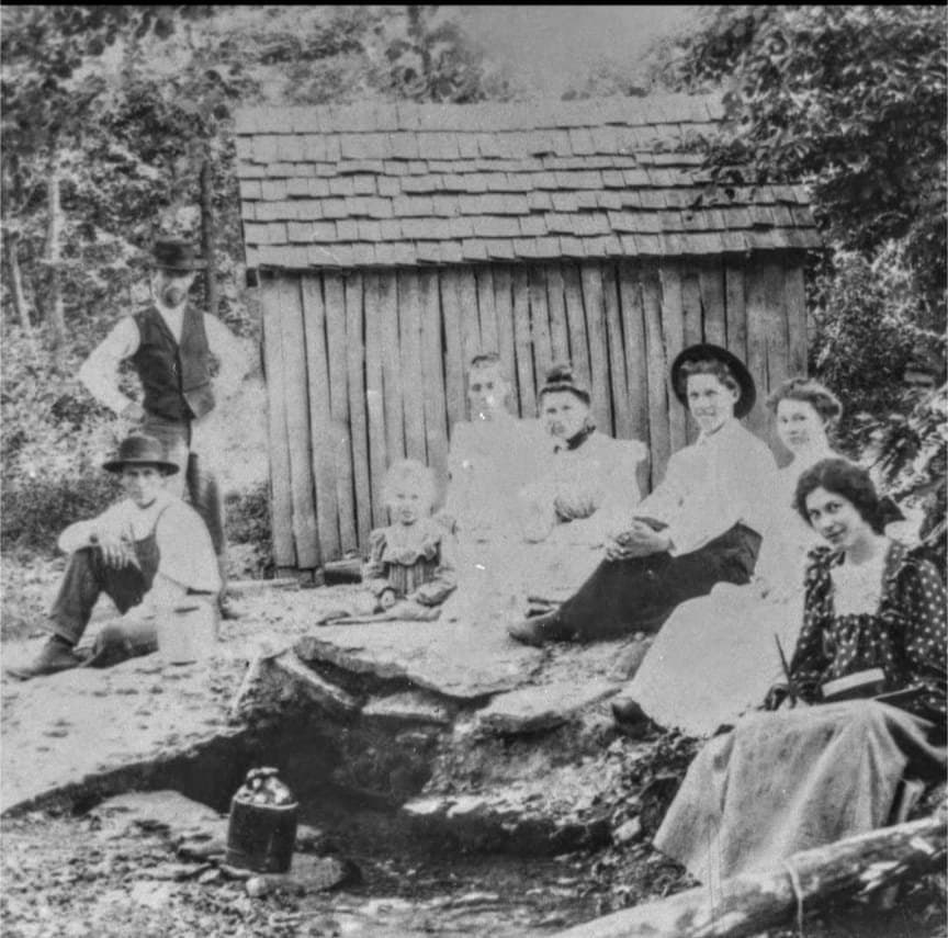 Downey Springs, Hohenwald, Tennessee, photographed in 1927